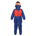 New Royal - Front - Regatta Childrens-Kids Charco Pirate Waterproof Puddle Suit