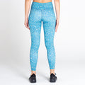 Capri Blue - Side - Dare 2B Womens-Ladies Influential Fracture Print Recycled Jeggings