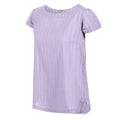 Pastel Lilac - Pack Shot - Regatta Womens-Ladies Jaelynn Dobby Cotton T-Shirt