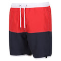 Roccoco Red-Navy - Side - Regatta Mens Benicio Swim Shorts
