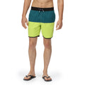 Bright Kiwi-Pacific Green - Lifestyle - Regatta Mens Benicio Swim Shorts