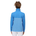 Sonic Blue-White - Lifestyle - Regatta Womens-Ladies Camiola II Stripe Fleece Top