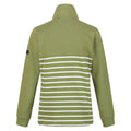 Green Fields-White - Pack Shot - Regatta Womens-Ladies Camiola II Stripe Fleece Top