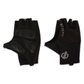 Black - Side - Dare 2B Womens-Ladies Forcible II Fingerless Gloves