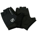 Black - Side - Dare 2B Womens-Ladies Pedal Out Cycling Fingerless Gloves
