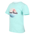 Aruba Blue - Side - Regatta Childrens-Kids Bosley V Sunset T-Shirt