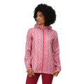 Tropical Pink - Side - Regatta Womens-Ladies Pack It Ditsy Print Waterproof Jacket
