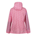 Tropical Pink - Pack Shot - Regatta Womens-Ladies Pack It Ditsy Print Waterproof Jacket