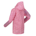 Tropical Pink - Close up - Regatta Womens-Ladies Pack It Ditsy Print Waterproof Jacket