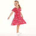 Pink Fusion - Side - Regatta Baby Girls Peppa Pig Floral Casual Dress