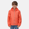 Fusion Coral - Back - Regatta Childrens-Kids Catkin Waterproof Jacket