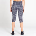 Black-White - Close up - Dare 2B Womens-Ladies The Laura Whitmore Edit - Influential Dotted Recycled 3-4 Leggings
