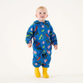 Imperial Blue - Back - Regatta Childrens-Kids Pobble Peppa Pig Car Waterproof Puddle Suit