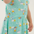 Aruba Blue - Pack Shot - Regatta Baby Girls Peppa Pig Clouds Casual Dress