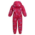 Pink Fusion - Lifestyle - Regatta Childrens-Kids Pobble Peppa Pig Floral Waterproof Puddle Suit