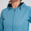 Bluestone - Close up - Dare 2B Womens-Ladies Crystallize Waterproof Jacket