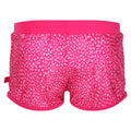 Pink Fusion - Pack Shot - Regatta Girls Hosanna Animal Print Swim Shorts
