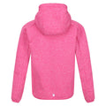Pink Fusion - Pack Shot - Regatta Childrens-Kids Maxwell Marl Soft Shell Jacket