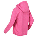 Pink Fusion - Close up - Regatta Childrens-Kids Maxwell Marl Soft Shell Jacket