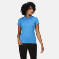 Sonic Blue - Side - Regatta Womens-Ladies Sinton Polo Shirt