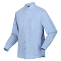 Lake Blue - Side - Regatta Mens Brycen Linen Shirt