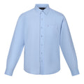 Lake Blue - Front - Regatta Mens Brycen Linen Shirt