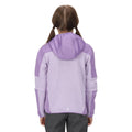 Pastel Lilac-Light Amethyst - Side - Regatta Childrens-Kids Dissolver V Full Zip Fleece Jacket