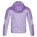 Pastel Lilac-Light Amethyst - Lifestyle - Regatta Childrens-Kids Dissolver V Full Zip Fleece Jacket