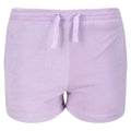 Pastel Lilac - Front - Regatta Girls Dayana Towelling Casual Shorts