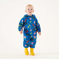 Imperial Blue - Back - Regatta Childrens-Kids Pobble Peppa Pig Dinosaur Waterproof Puddle Suit