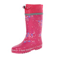Pink Fusion - Side - Regatta Childrens-Kids Splash Peppa Pig Tropical Wellington Boots