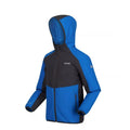 Sky Diver Blue-Dark Grey - Side - Regatta Childrens-Kids Volcanics VI Waterproof Jacket
