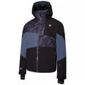 Black - Side - Dare 2B Mens Supernova II Camo Ski Jacket
