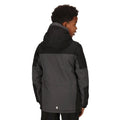 Dark Grey-Black - Pack Shot - Regatta Childrens-Kids Beamz II Insulated Jacket