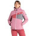Mesa Rose-Earth Rose - Lifestyle - Dare 2B Womens-Ladies Ice Gleam III Ski Jacket