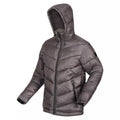 Dark Grey - Side - Regatta Mens Toploft II Hooded Padded Jacket
