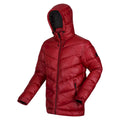 Dark Red - Side - Regatta Mens Toploft II Hooded Padded Jacket
