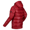 Dark Red - Lifestyle - Regatta Mens Toploft II Hooded Padded Jacket