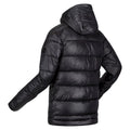 Black - Lifestyle - Regatta Mens Toploft II Hooded Padded Jacket
