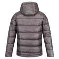 Dark Grey - Back - Regatta Mens Toploft II Hooded Padded Jacket
