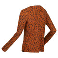 Copper Almond - Lifestyle - Regatta Womens-Ladies Frayda Leopard Print Cowl Neck Top