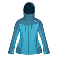 Pagoda Blue-Dragonfly - Front - Regatta Womens-Ladies Calderdale Winter Waterproof Jacket
