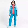 River Blue-Fjord - Lifestyle - Dare 2B Childrens-Kids Remarkable II Printed Ski Jacket