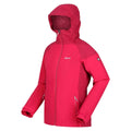Pink Potion-Berry Pink - Side - Regatta Womens-Ladies Wentwood VII 2 In 1 Waterproof Jacket