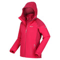 Pink Potion-Berry Pink - Pack Shot - Regatta Womens-Ladies Wentwood VII 2 In 1 Waterproof Jacket
