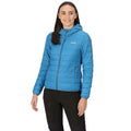 Vallarta Blue - Close up - Regatta Womens-Ladies Hillpack Puffer Jacket