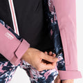 Mesa Rose-Black - Close up - Dare 2B Womens-Ladies Determined Waterproof Insulated Ski Jacket