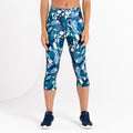 Fortune Green - Lifestyle - Dare 2B Womens-Ladies Influential 3-4 Recycled Printed Leggings