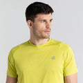 Algae Green - Close up - Dare 2B Mens Accelerate Lightweight T-Shirt