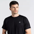 Black - Pack Shot - Dare 2B Mens Accelerate Lightweight T-Shirt